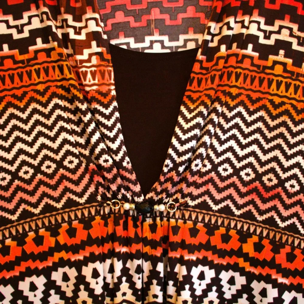 Notations | Multi Pattern Short Sleeve Top - Picture 6 of 6